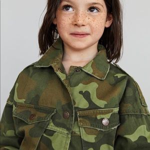 Girls Camouflage Jacket